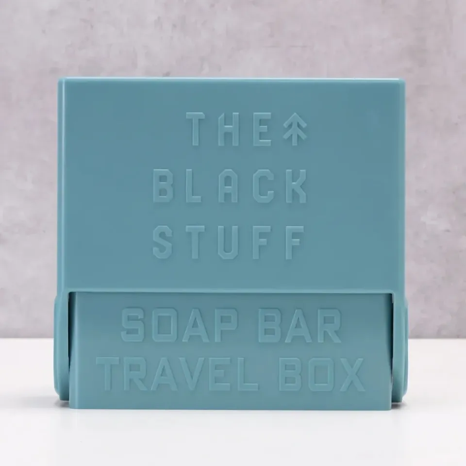 The Black Stuff Soap Locker rejseæske blå