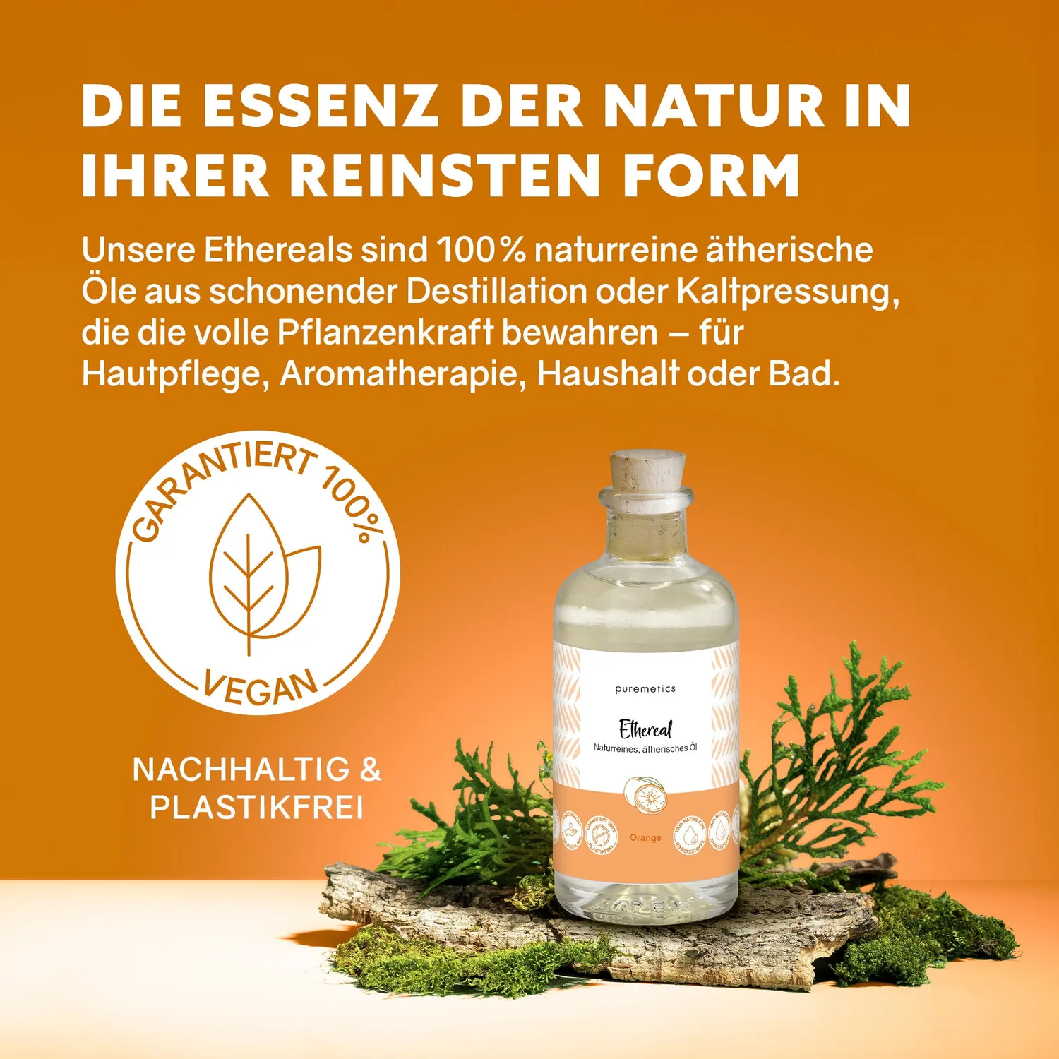 puremetics Ethereal æterisk olie appelsin