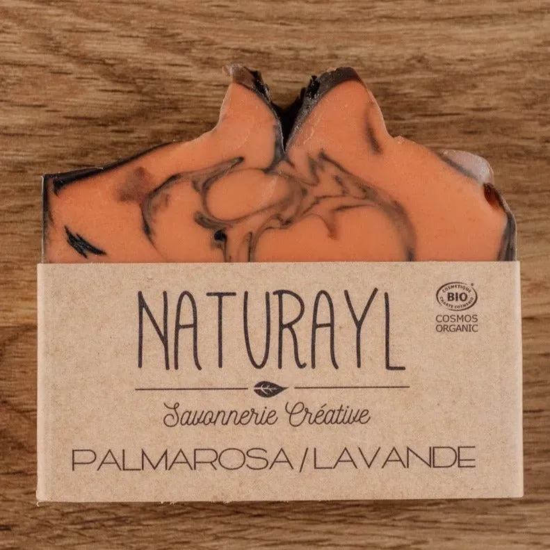 Naturayl Palmarosa Lavendel lille sæbe 50 g mod lugt