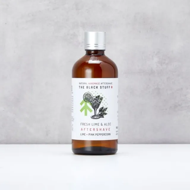 The Black Stuff Fresh Lime aftershave 100 ml beroligende