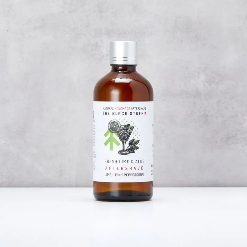 The Black Stuff Fresh Lime aftershave 100 ml beroligende