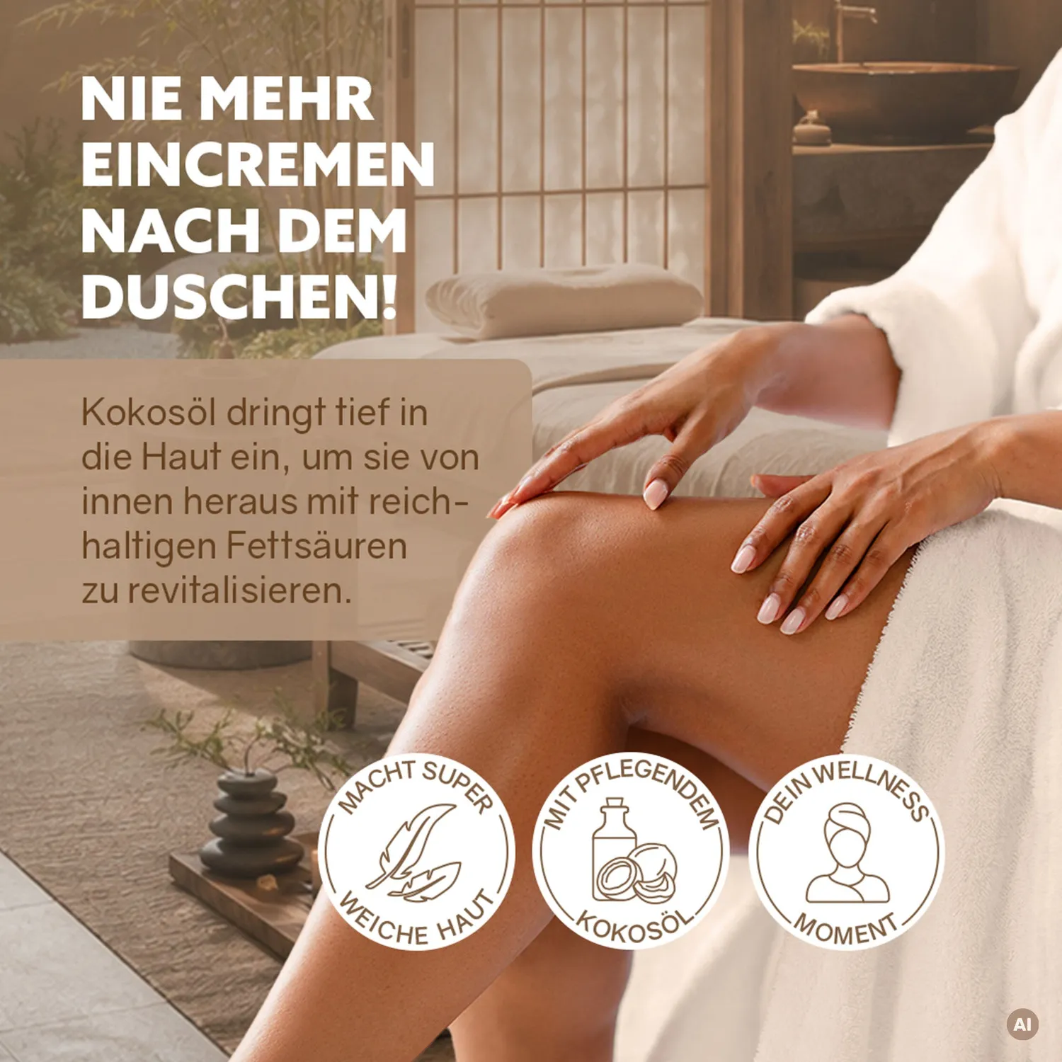 puremetics 3in1 Dusch-Fluff Einklang Herbstapfel Veilchen Zedernholz scrub 1 stk