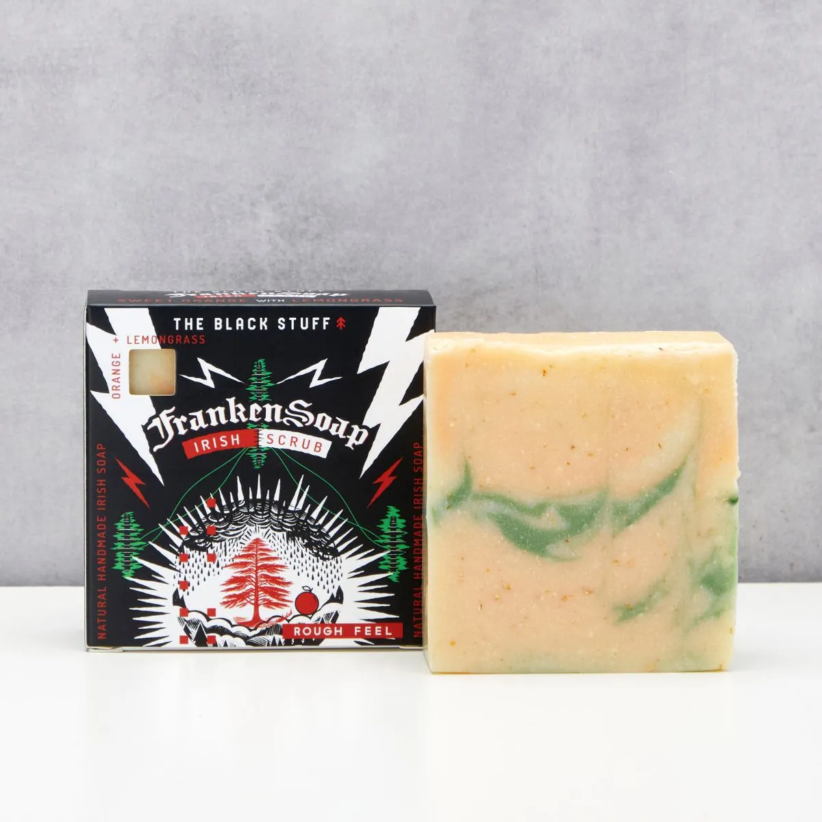 The Black Stuff Frankensoap Irish Scrub skrubbesæbe citrus