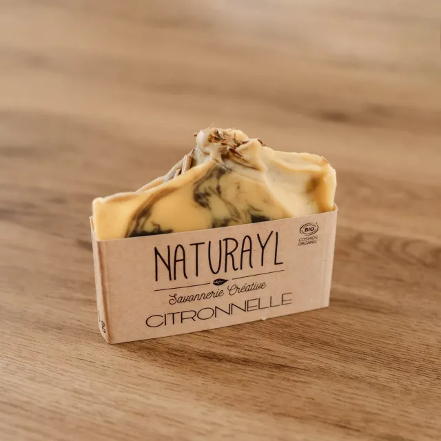 Naturayl Citronnelle fast sæbe vegansk udendørs