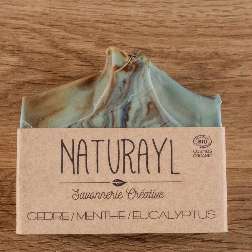 Naturayl Cèdre Menthe Eucalyptus lille fast sæbe