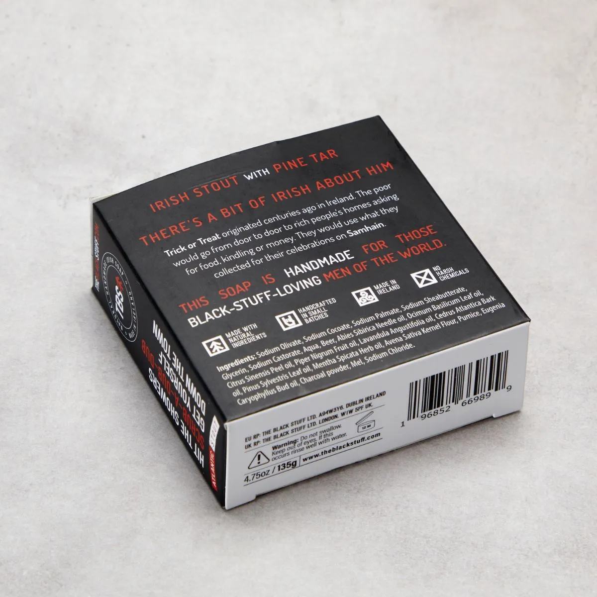 Frankensoap Atlantic Stout fast sæbe eksfolierende 125 g