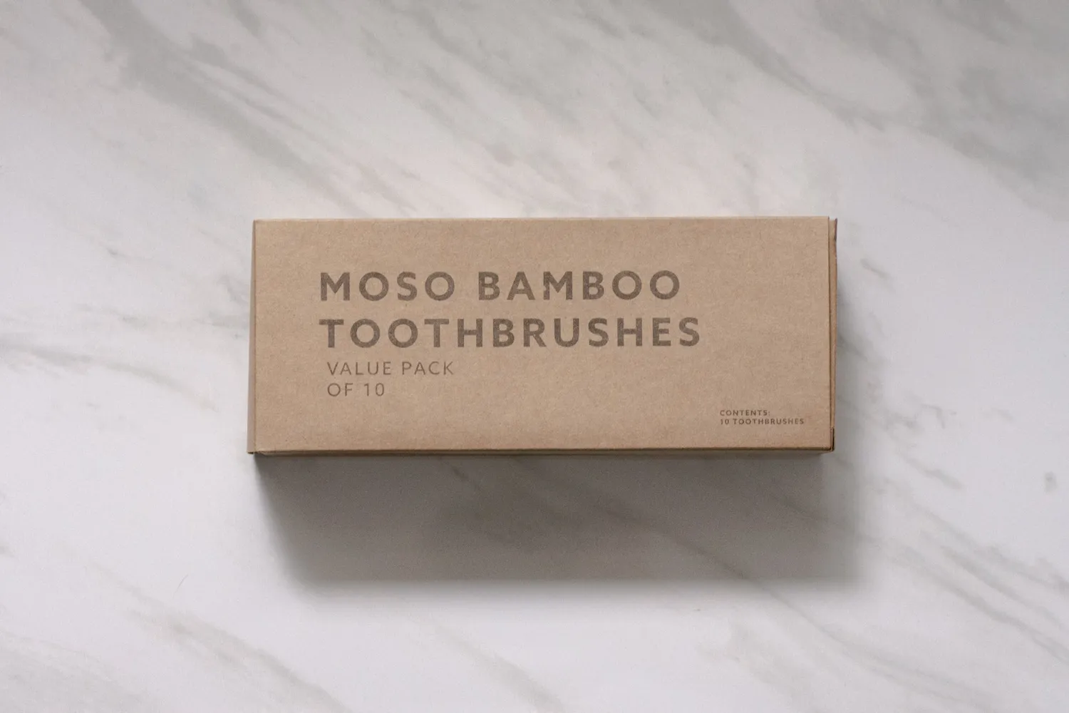 No Tox Life Moso bambus tandbørste 10-pak medium