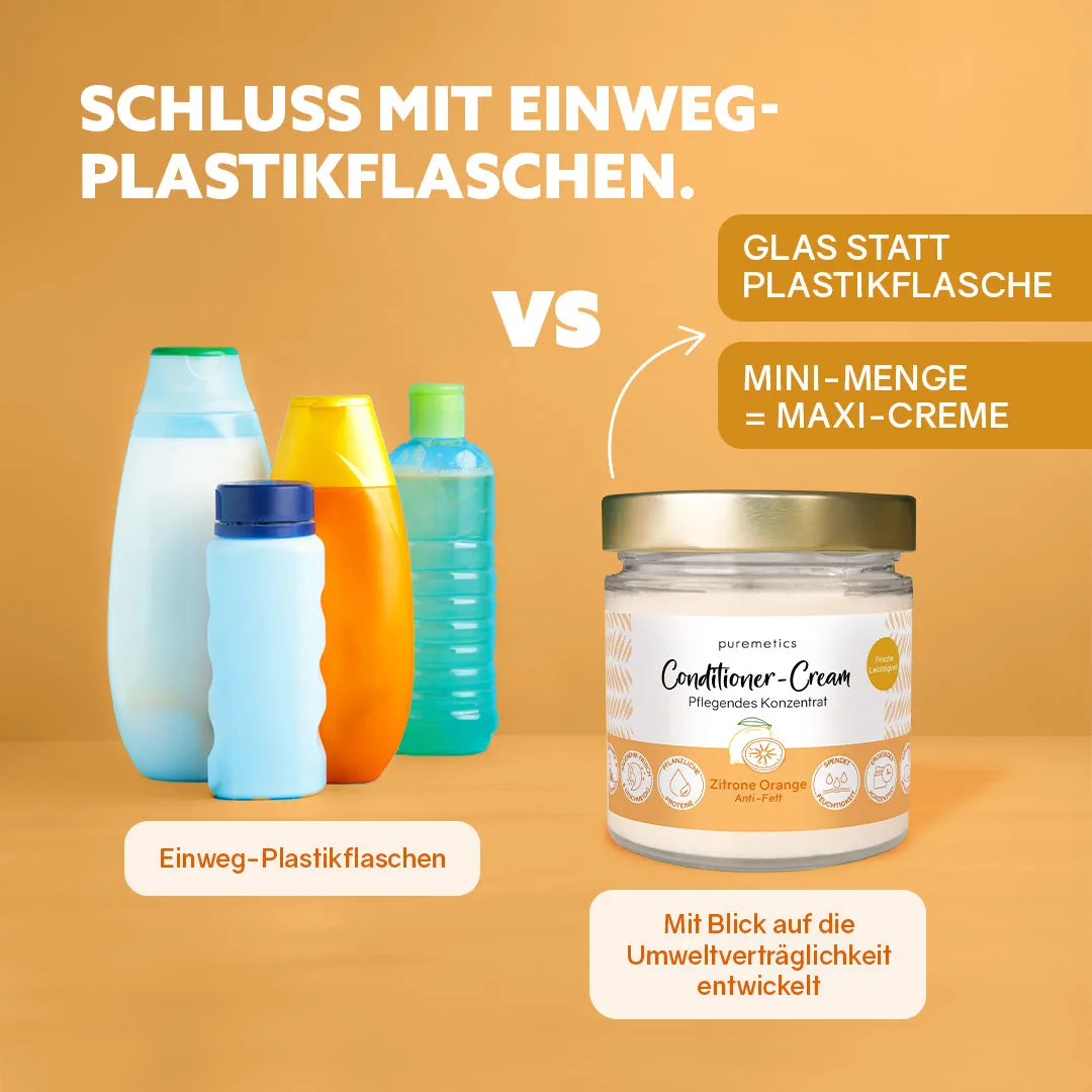puremetics Anti-Fett Zitrone Orange conditioner-cream 1 glas