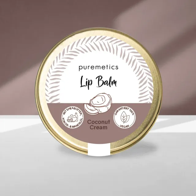 puremetics Coconut Cream læbepomade kokos