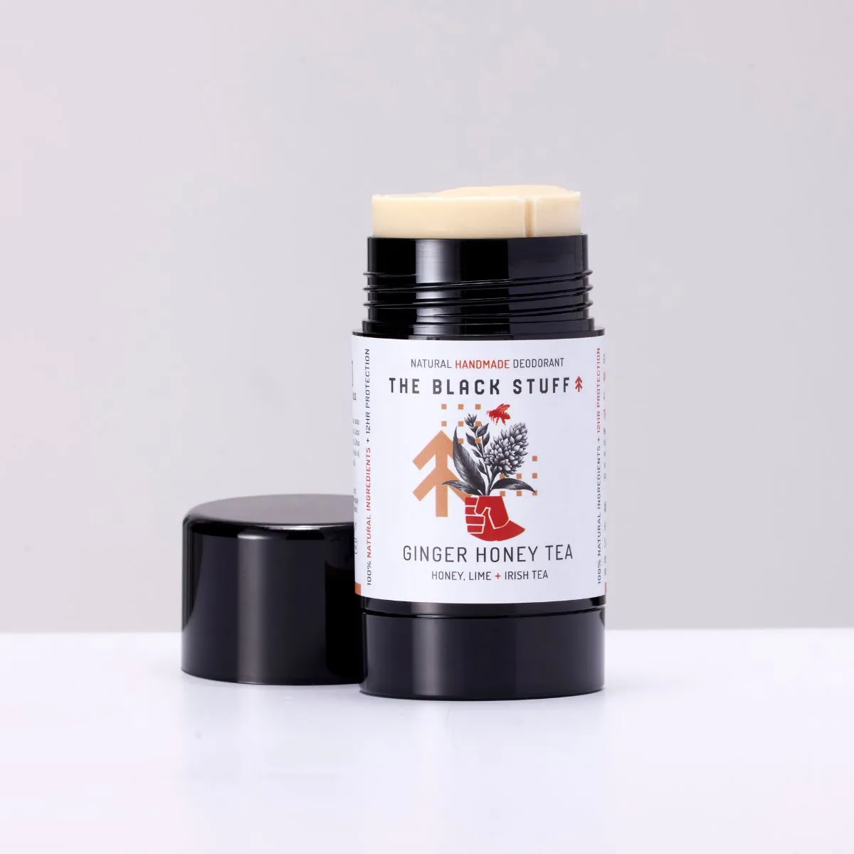 The Black Stuff Ginger Honey Tea deodorant naturlig ingefær