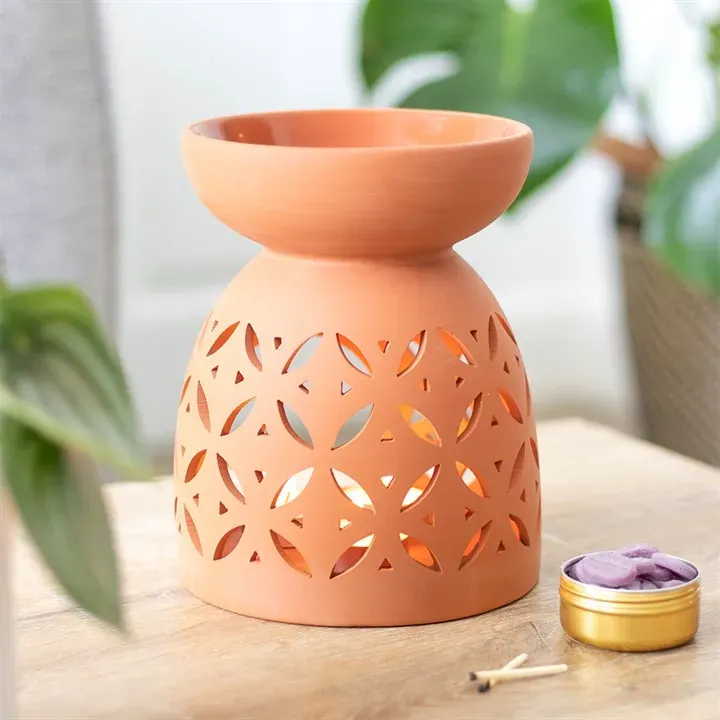 Naturayl Terracotta duftbrænder stor 20 cm
