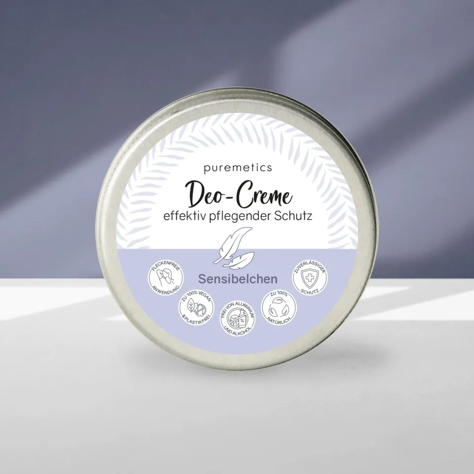 puremetics Sensibelchen deocreme uparfumeret uden aluminium