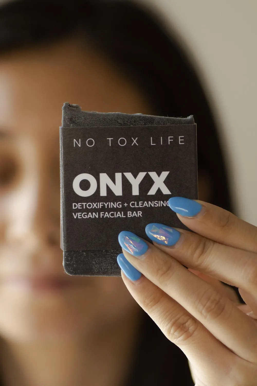 No Tox Life Solidsilk Onyx ansigtssæbe med kul