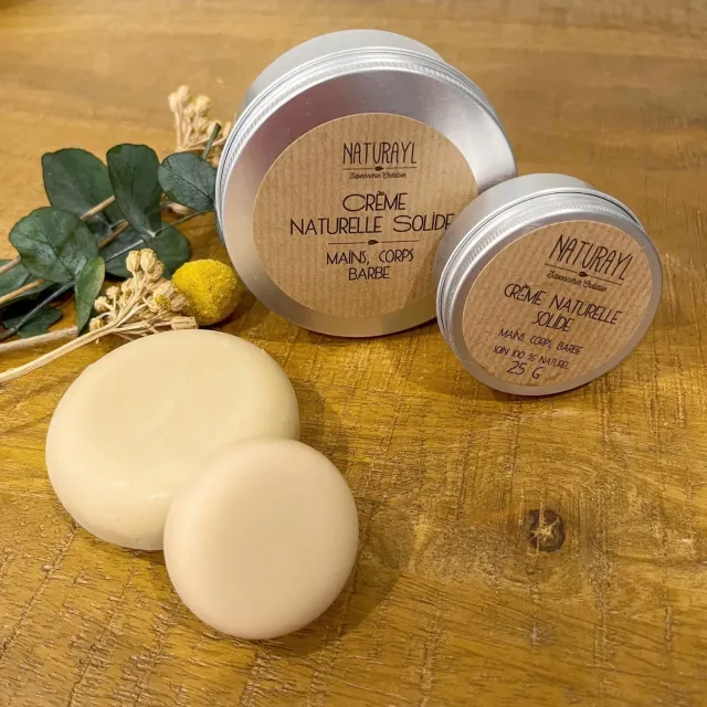 Naturayl fast creme hænder krop 65 g uden parfume