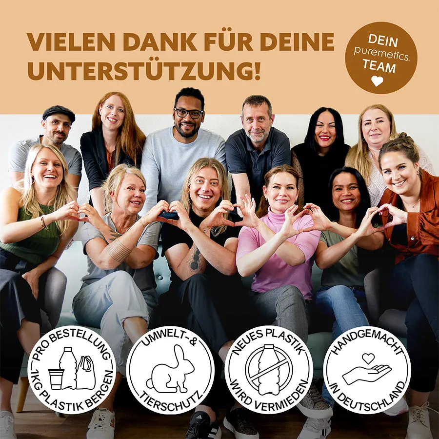 puremetics badesalt vanilje appelsin 1 glas