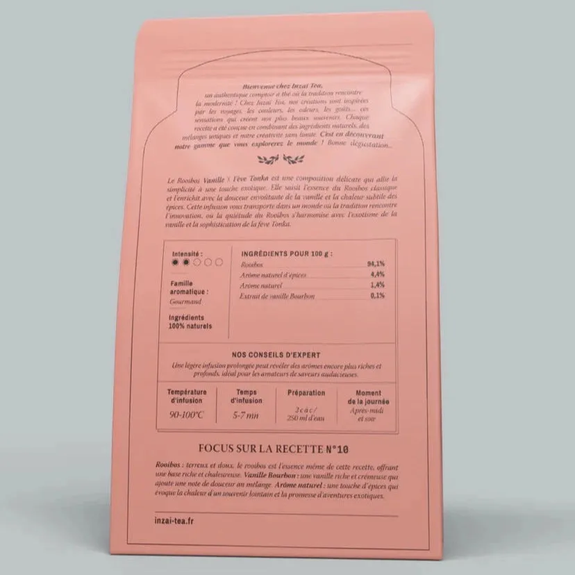 Naturayl Rooibos vanilje tonkabønne n°10 uden koffein