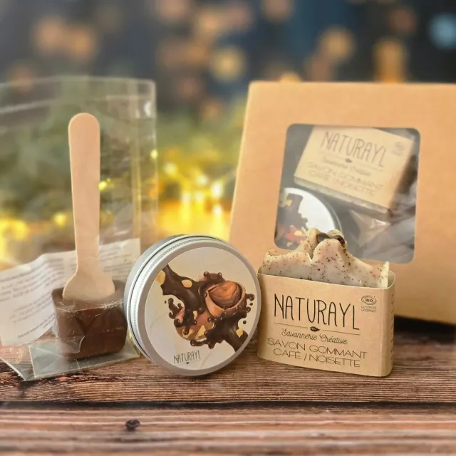 Naturayl Chocolat Chaud gavesæt med sæbe mild duft