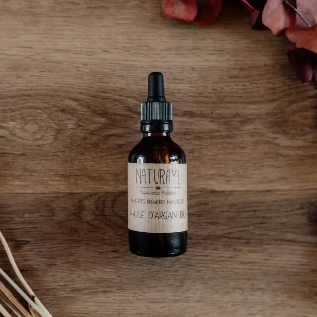Naturayl Arganolie økologisk 50 ml med pipette