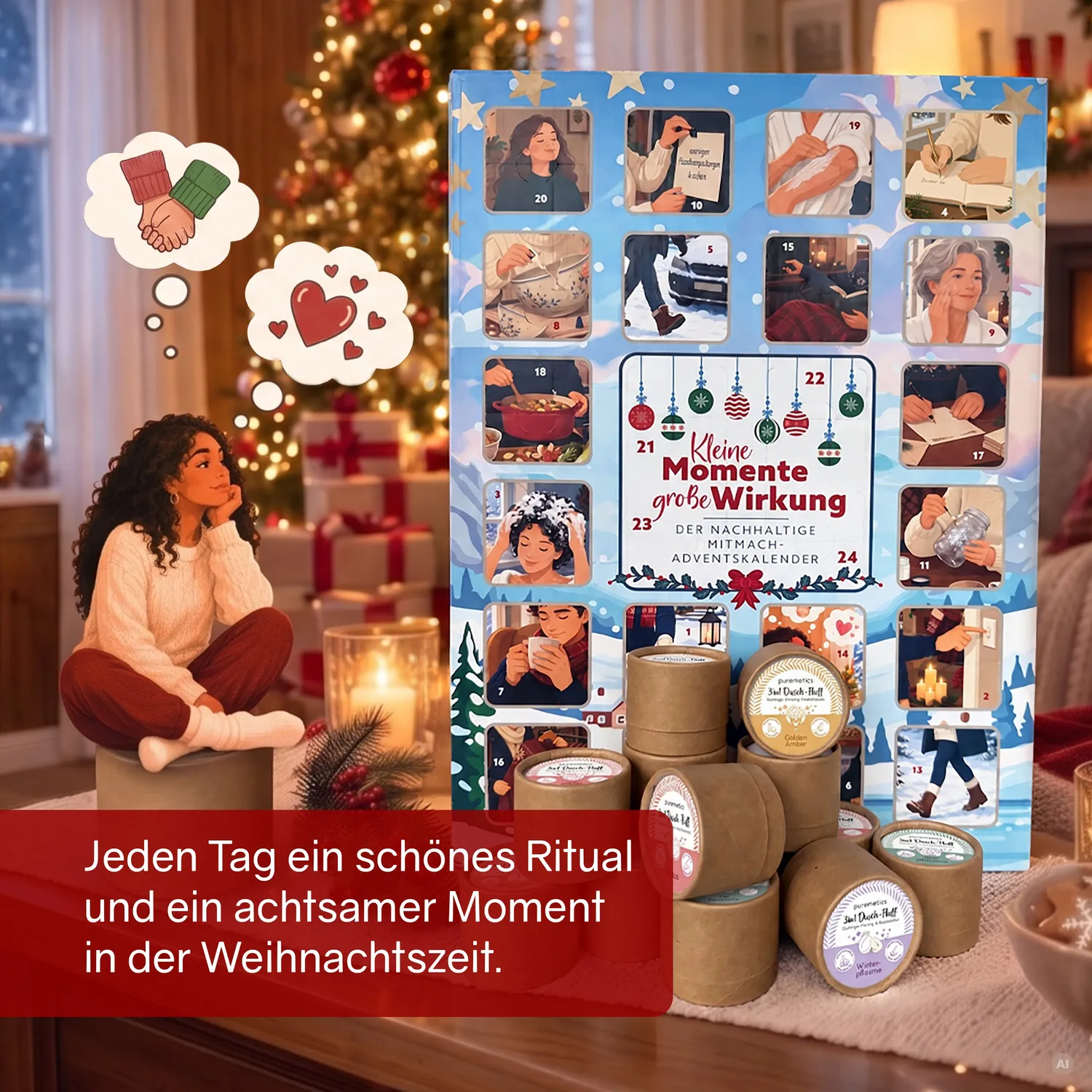 puremetics Adventskalender 2026 julekalender 24 minis