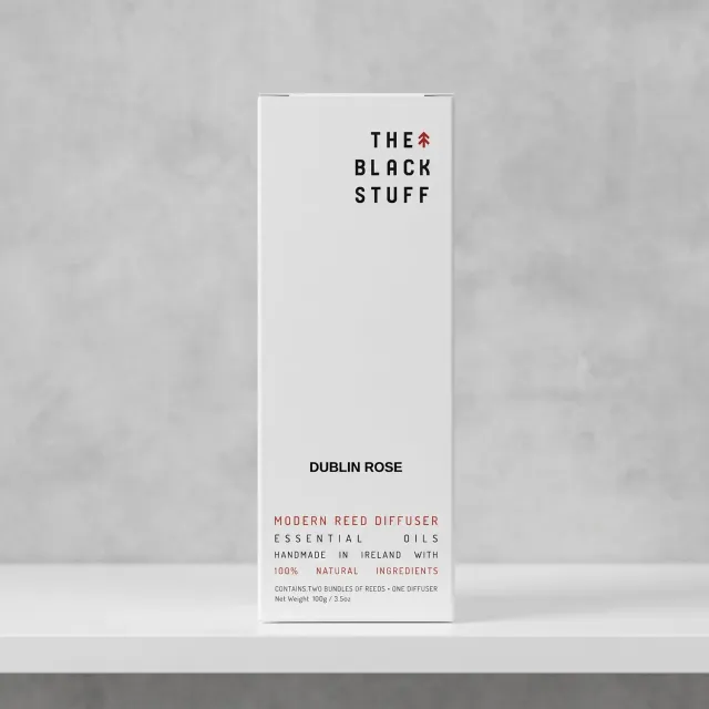 The Black Stuff Dublin Rose reed diffuser duftpinde