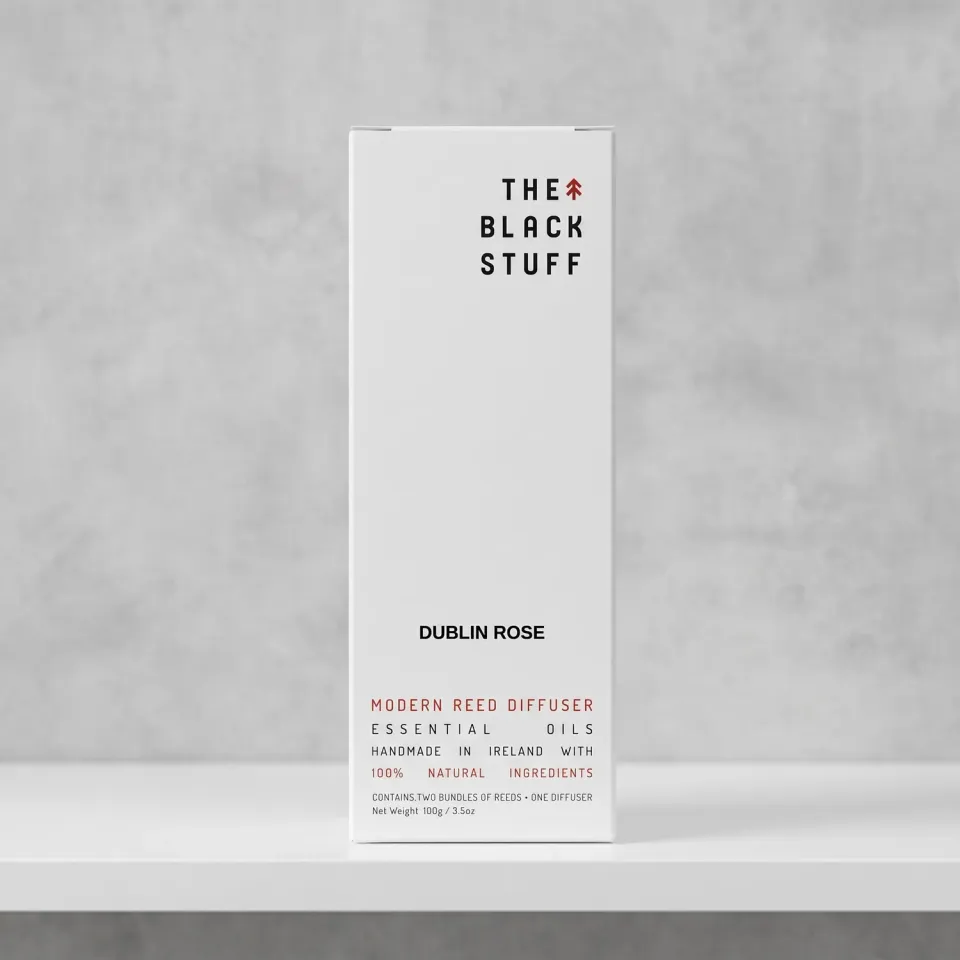 The Black Stuff Dublin Rose reed diffuser duftpinde