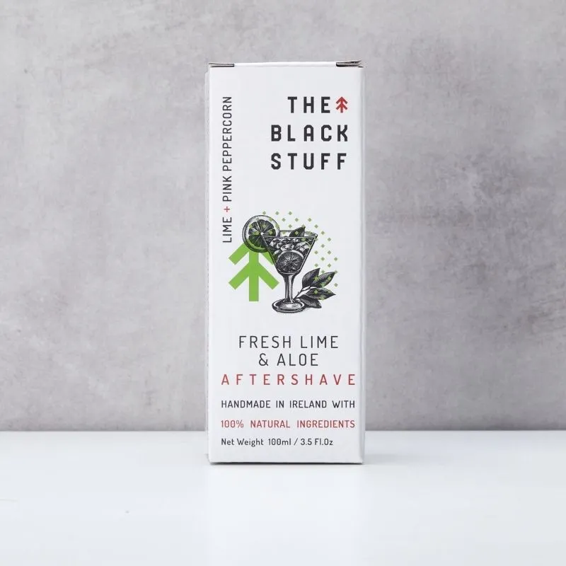 The Black Stuff Fresh Lime aftershave 100 ml beroligende