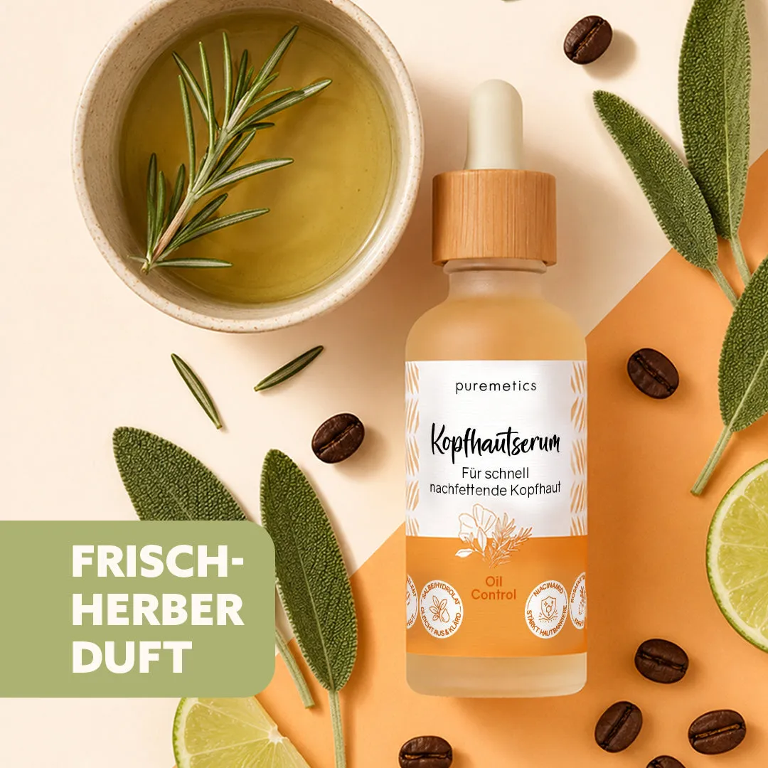 puremetics Oil Control hovedbundsserum fedtet hår