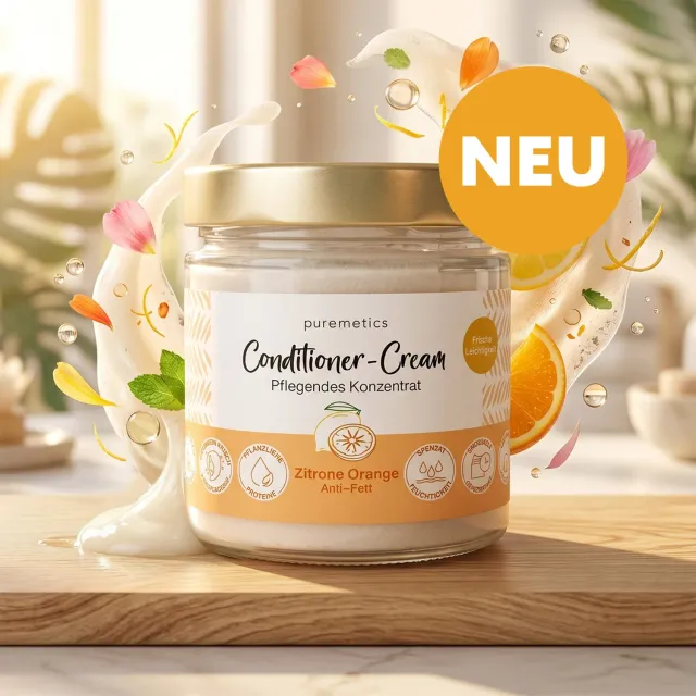 puremetics Anti-Fett Zitrone Orange conditioner-cream 1 glas