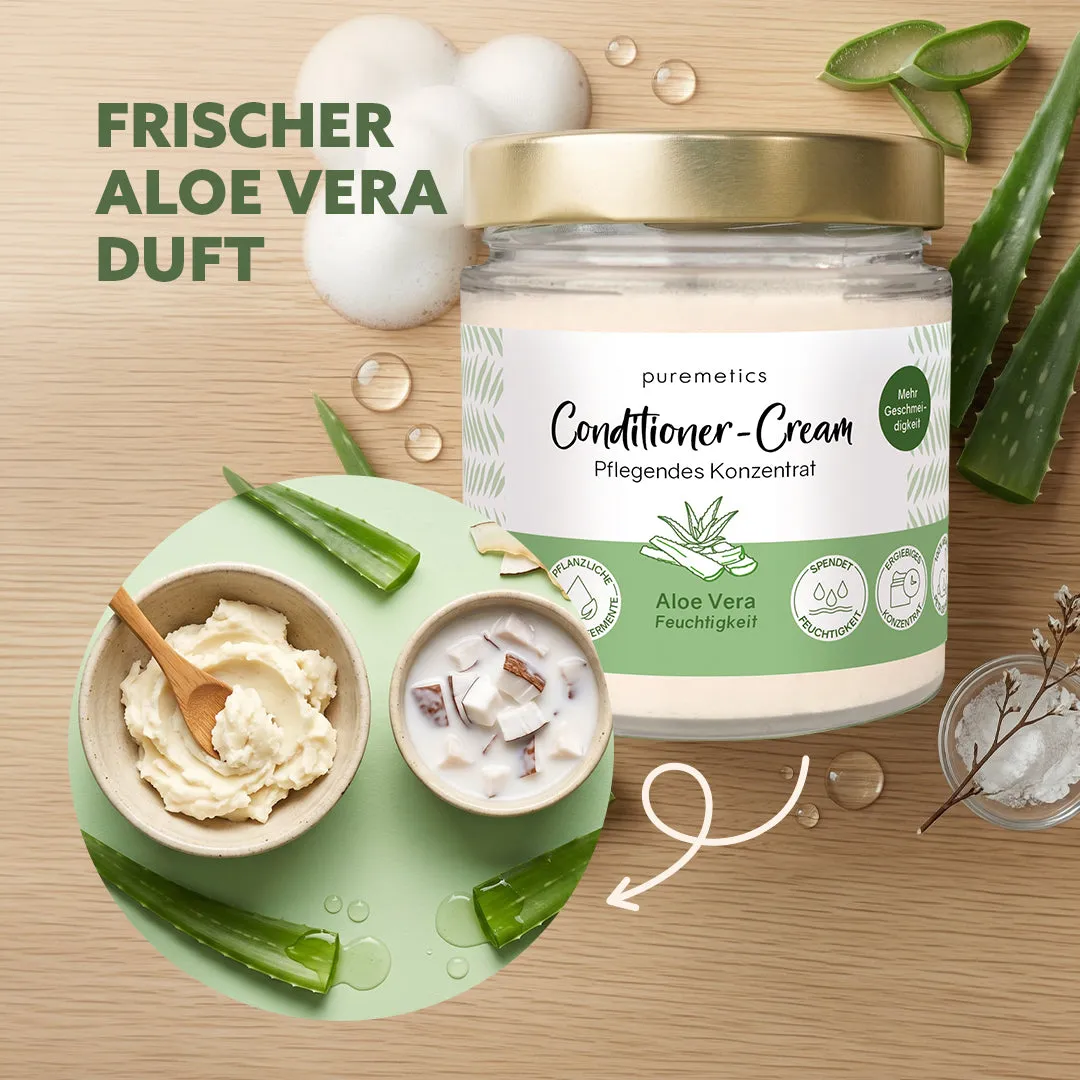 puremetics Aloe Vera conditioner-cream til tørt hår