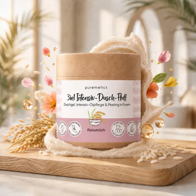 puremetics Reismilch 3in1 intensiv brusefluff 250 g
