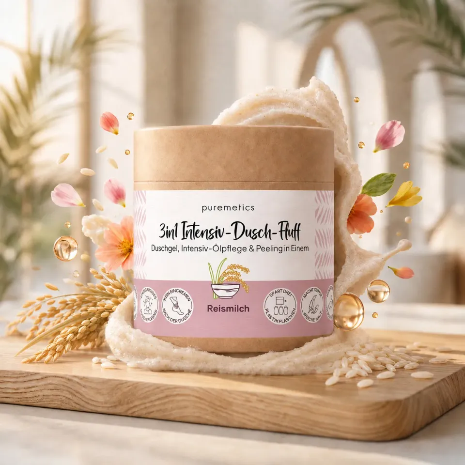 puremetics Reismilch 3in1 intensiv brusefluff 250 g