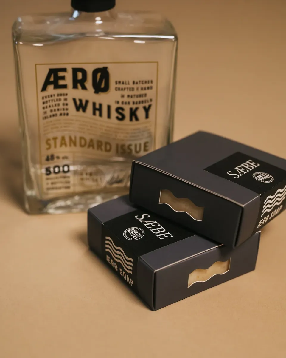 Ærø Soap whisky sæbe 100 g til ru hænder