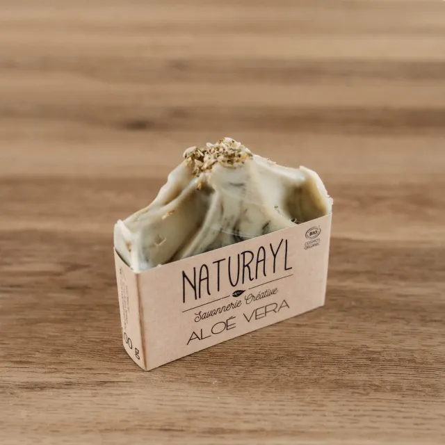Naturayl Aloe Vera fast sæbe uden æteriske olier