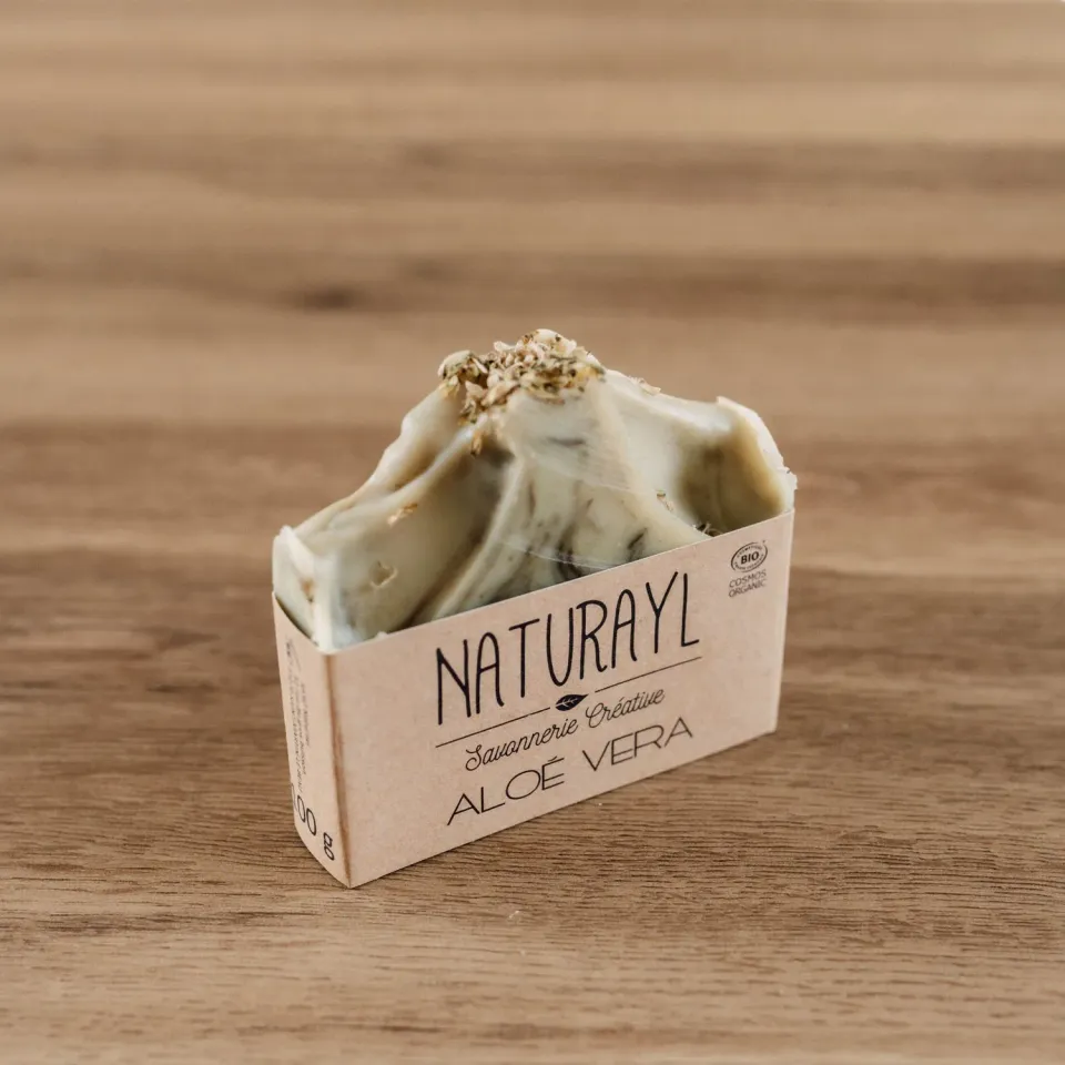 Naturayl Aloe Vera fast sæbe uden æteriske olier