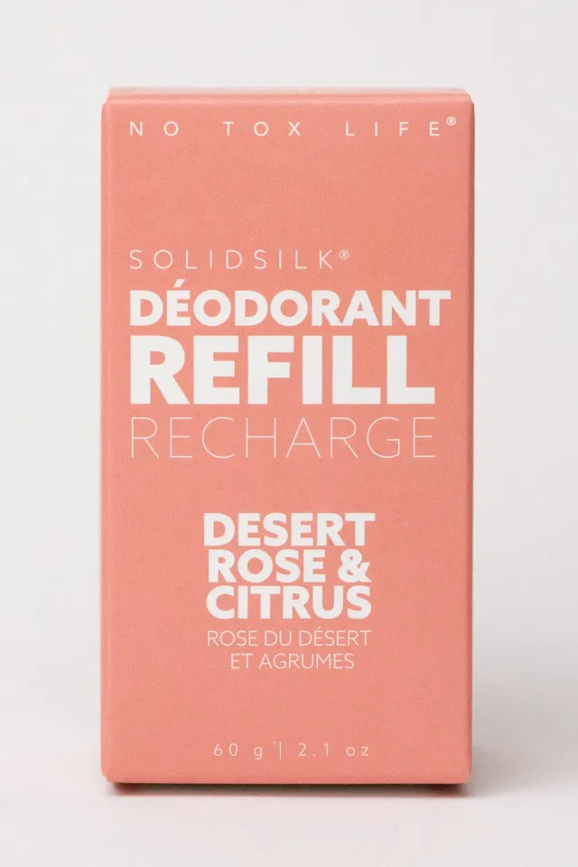 No Tox Life SOLIDSILK Desert Rose Citrus deodorant refill ekstra stærk