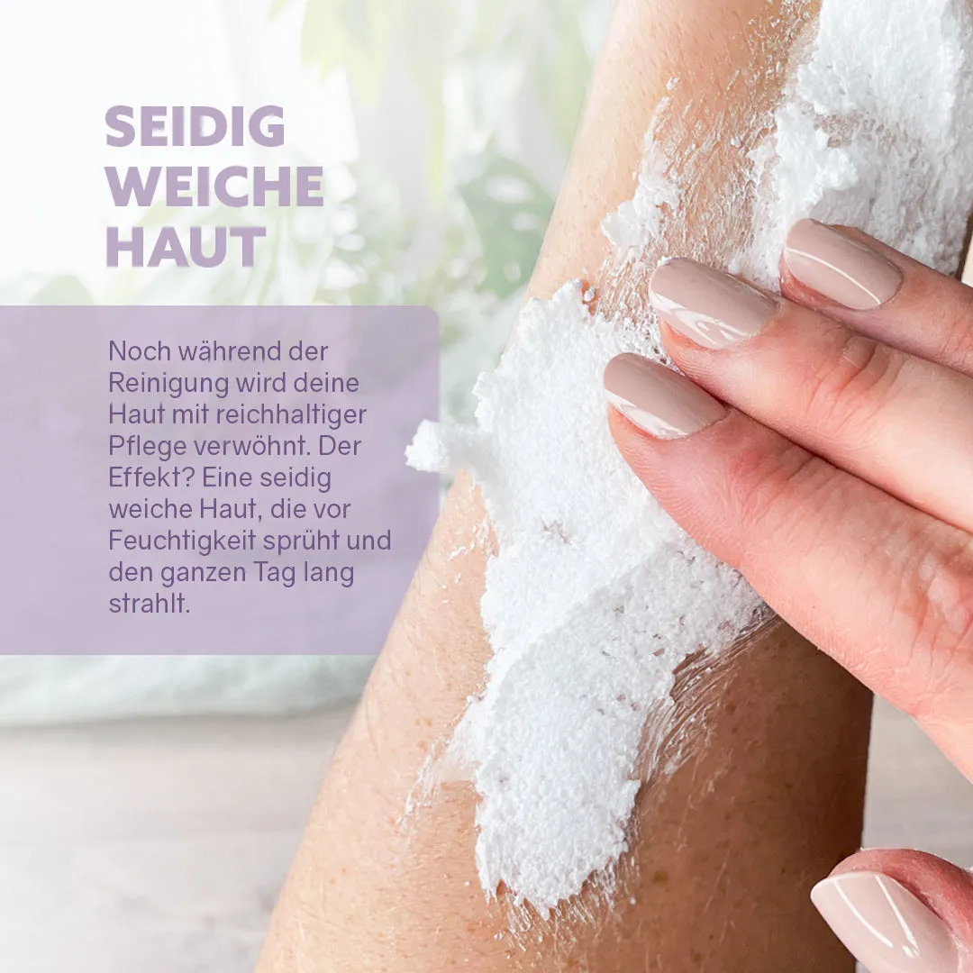 puremetics Dusch-Fluff Schlaf schön badesæbe lavendel 1 stk