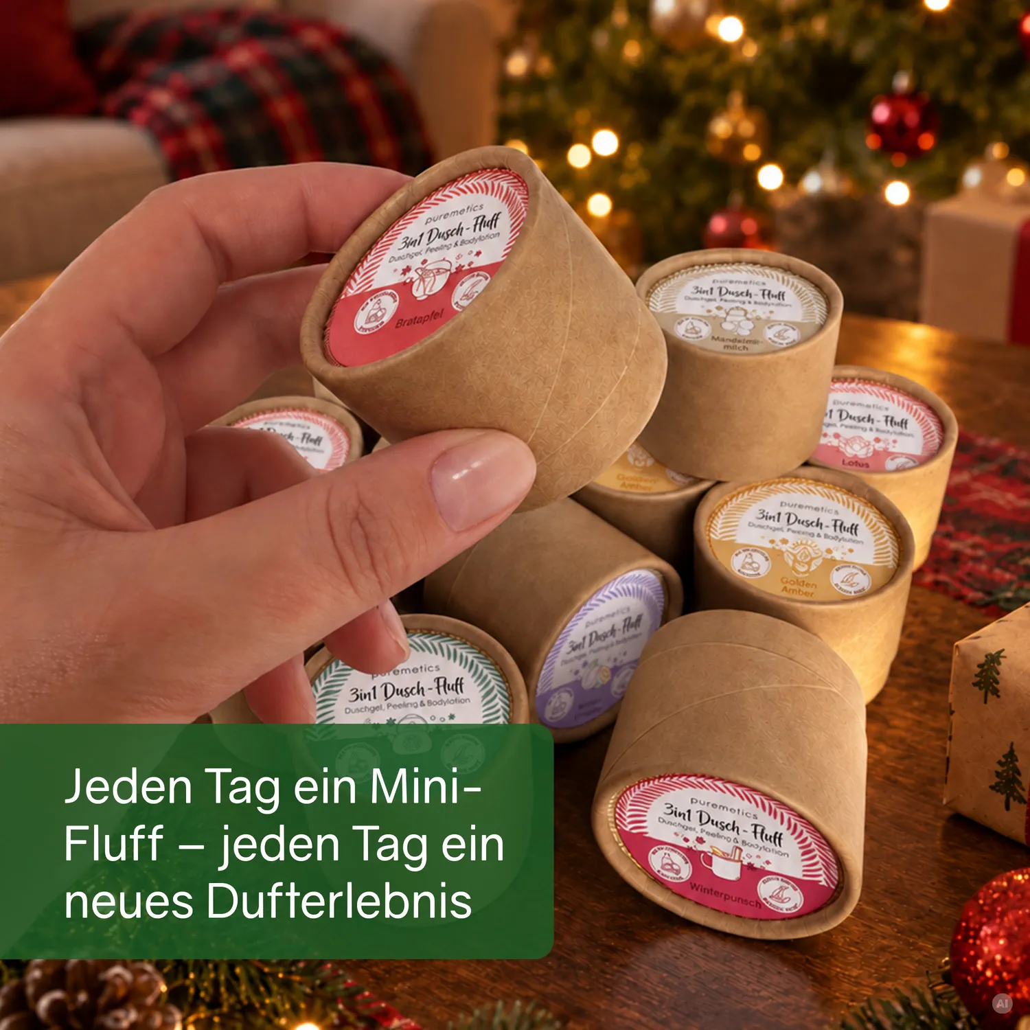puremetics Adventskalender 2026 julekalender 24 minis