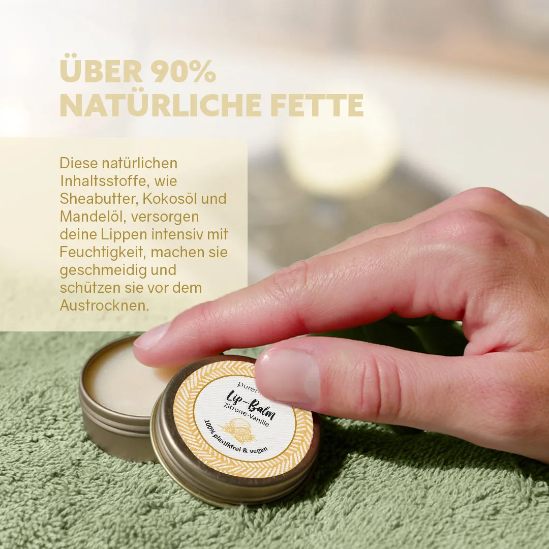 puremetics Lip Balm læbepomade citron vanilje