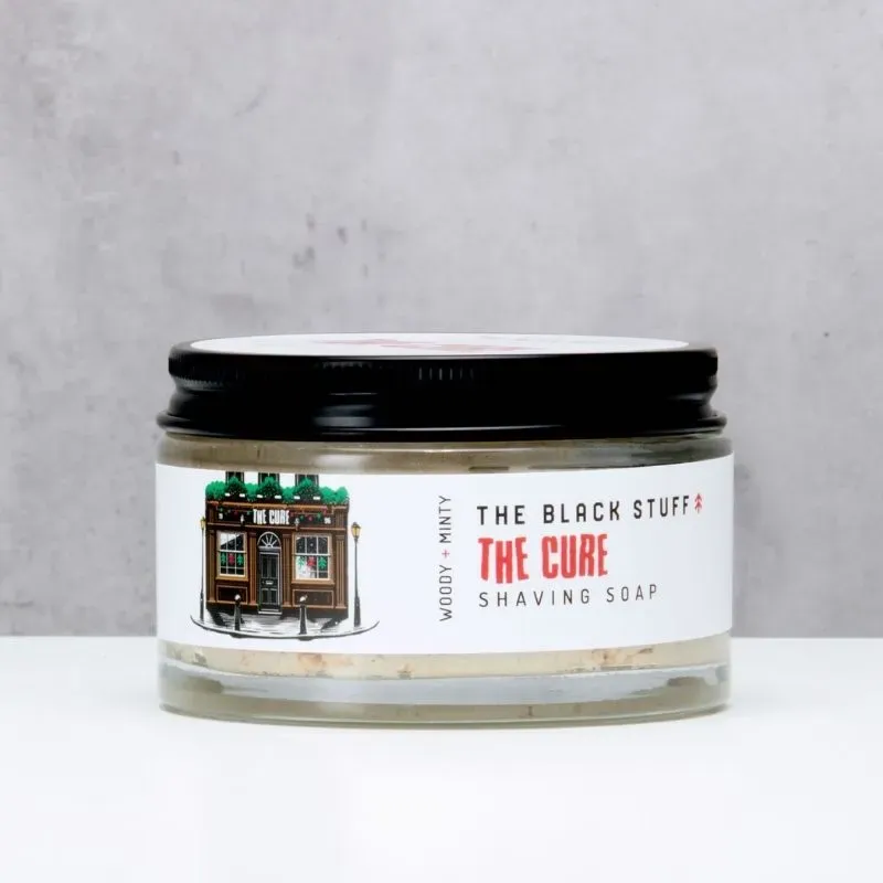 The Black Stuff TBS Cure barbersæbe 155g i glas