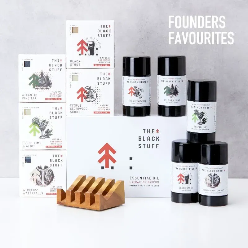 The Black Stuff Founders Favourite Five sæbesæt 5 stk