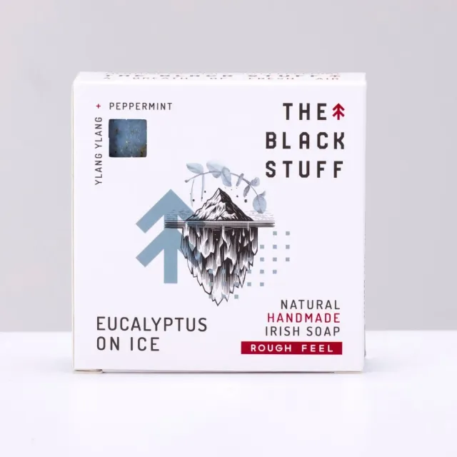 The Black Stuff Eucalyptus on Ice fast sæbe scrub