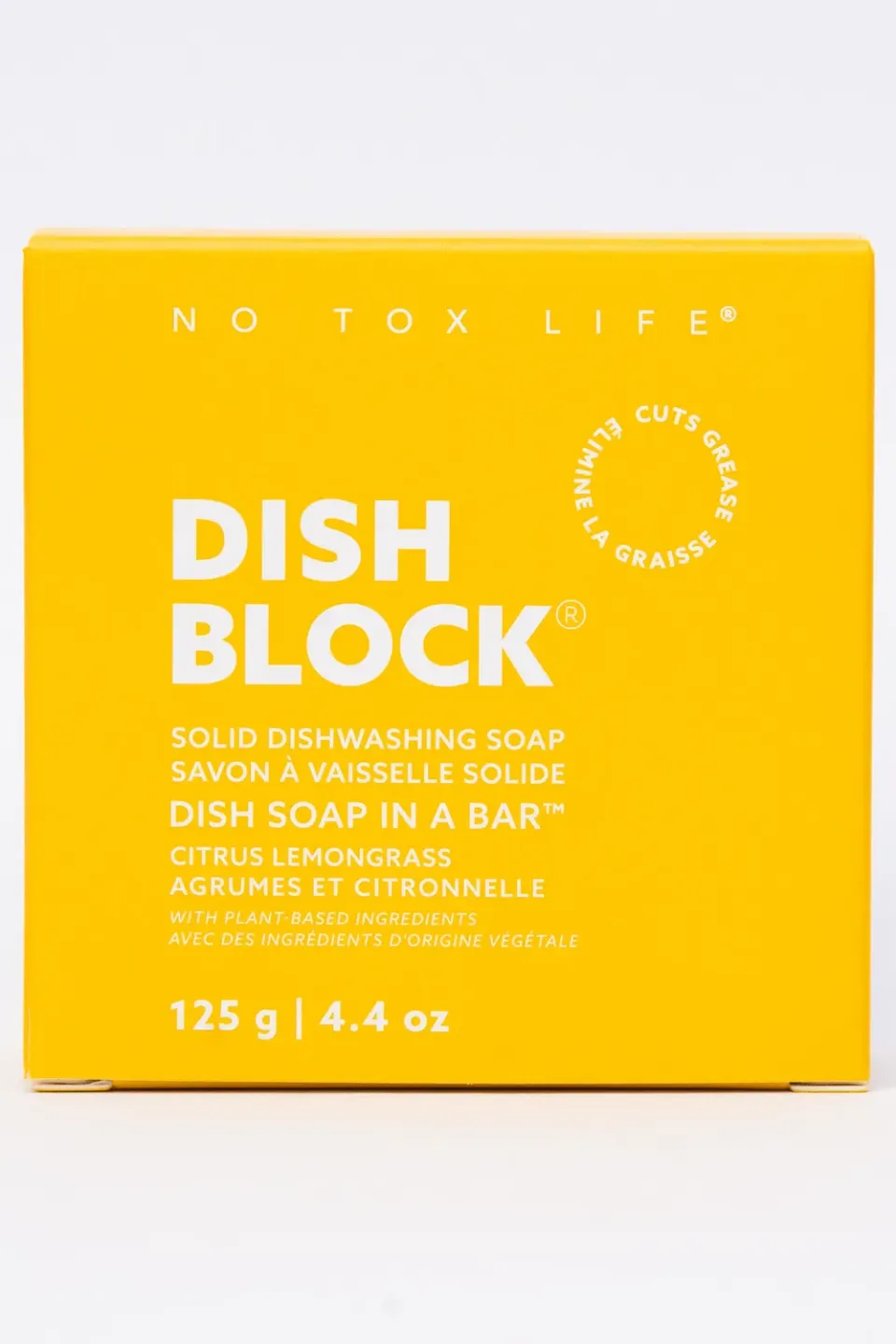 No Tox Life Dish Block fast opvaskesæbe citrus 125 g