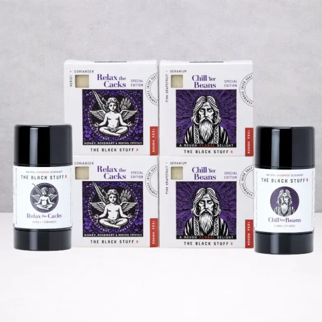 The Black Stuff Relax & Chill fast sæbe mild duft