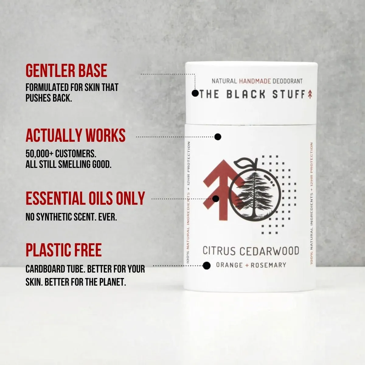 The Black Stuff Citrus Cedarwood Blast deodorant sensitiv