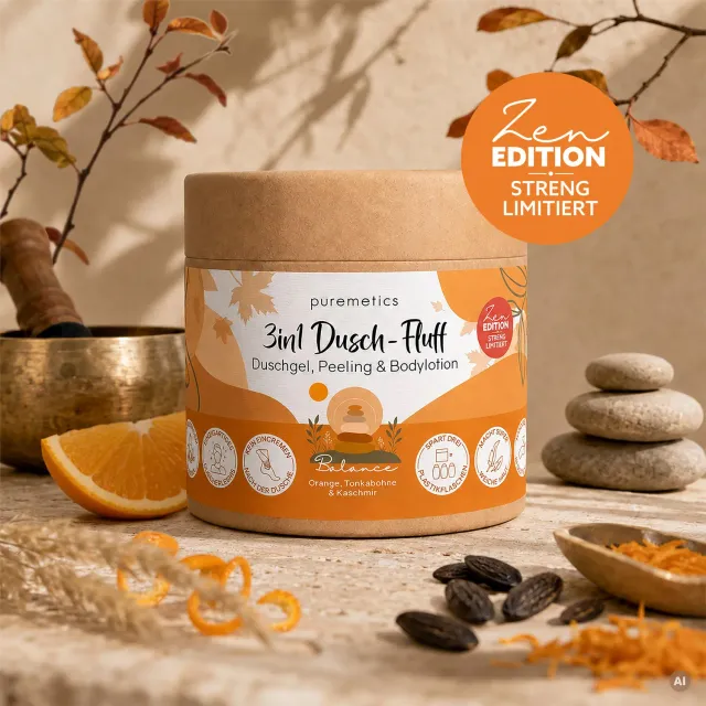 puremetics Balance 3i1 bodyscrub appelsin 1 stk