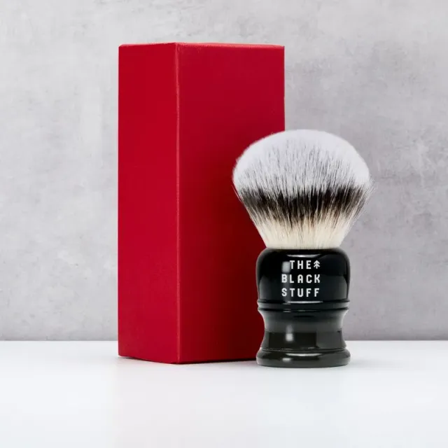 The Black Stuff Shaving Brush barberkost til barberskål