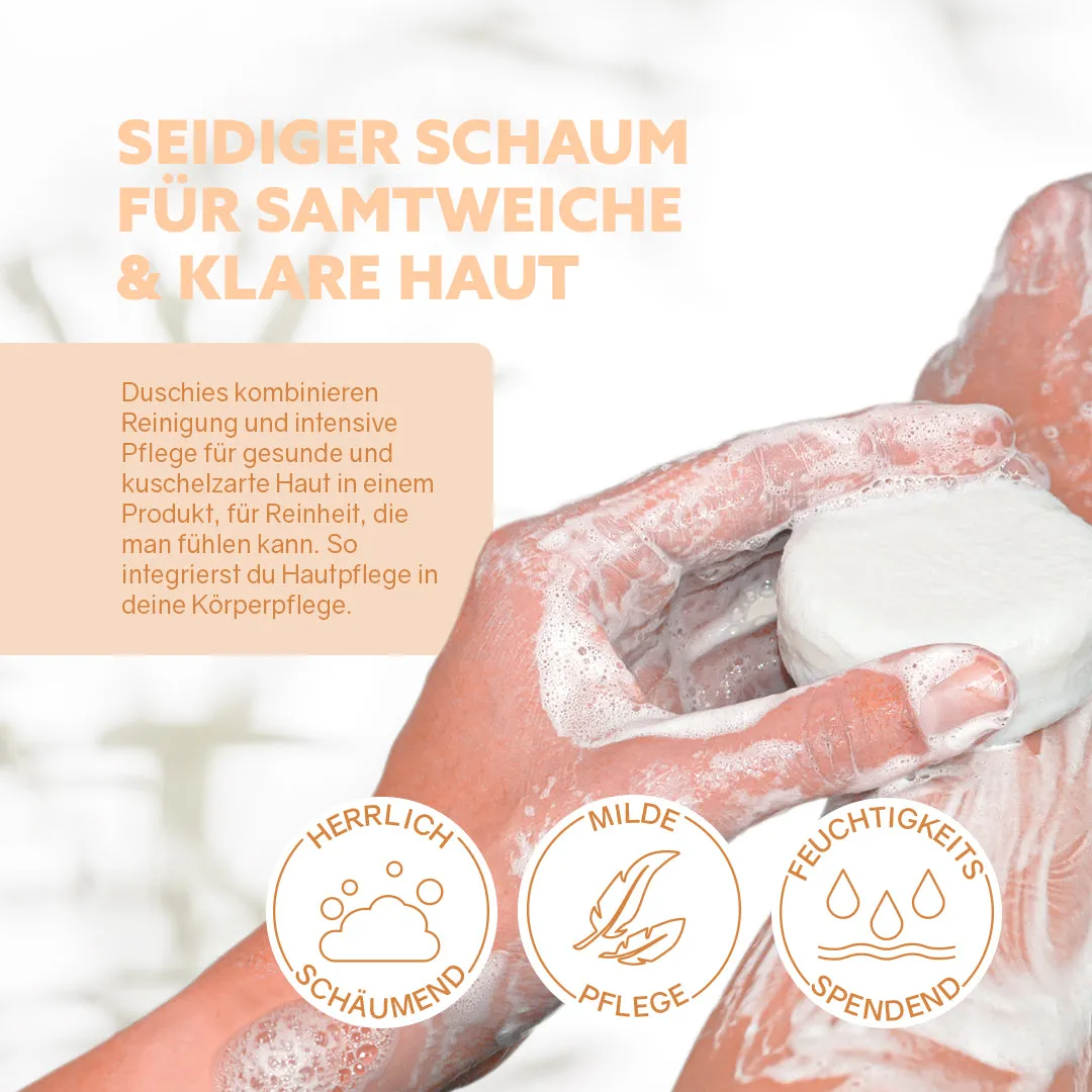 puremetics Duschie Juicy Orange fast brusesæbe 1 stk appelsin
