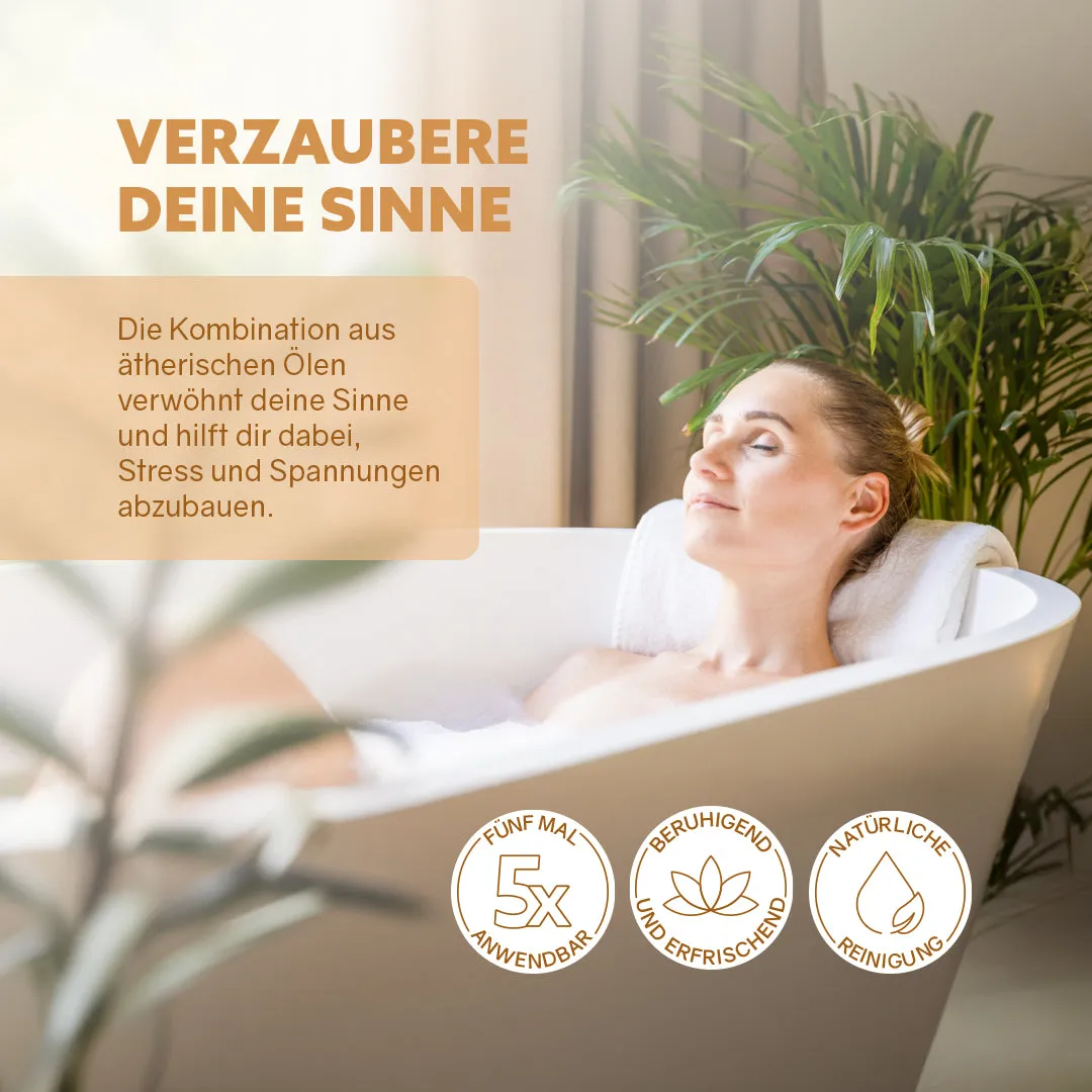 puremetics badesalt vanilje appelsin 1 glas