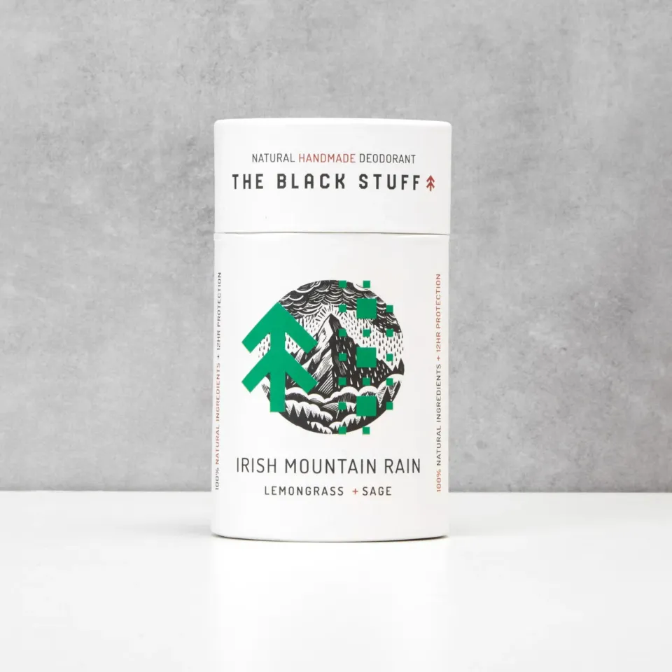 The Black Stuff Sensitive Irish Mountain Rain deodorant i pap