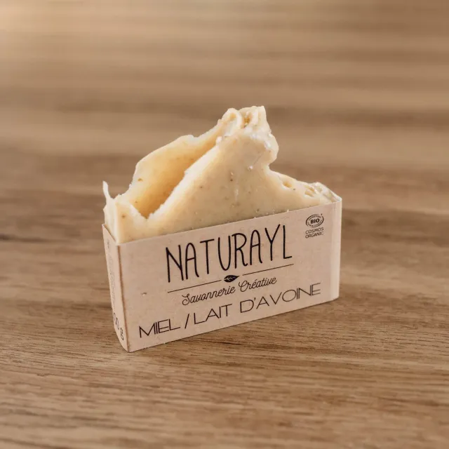 Naturayl honning havremælk fast sæbe uden parfume